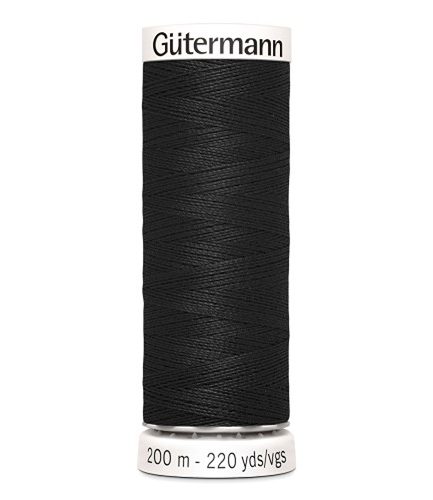 Fil à coudre Gütermann 000 noir