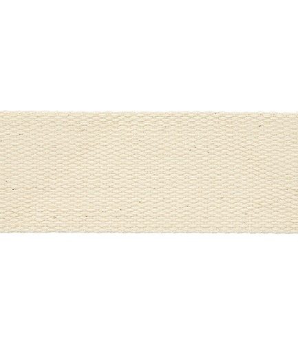 Sangle coton 38mm blanc cassé