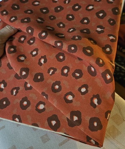 "Fins de rouleaux" Panthea Chili - Viscose 1.45m