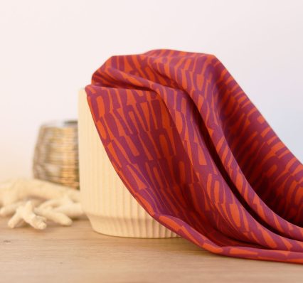 Viscose Patel Magenta tissu au mètre